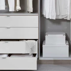 Wohnen Kleiderschrank mit Passepartout & LED Licht - Empresian