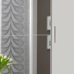 Kleiderschrank mit Spiegel Schwebetüren - Denada^Wohnen Clearance