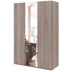 Kleiderschrank mit Spiegel & Metallgriffen - Crenba^Wohnen Sale