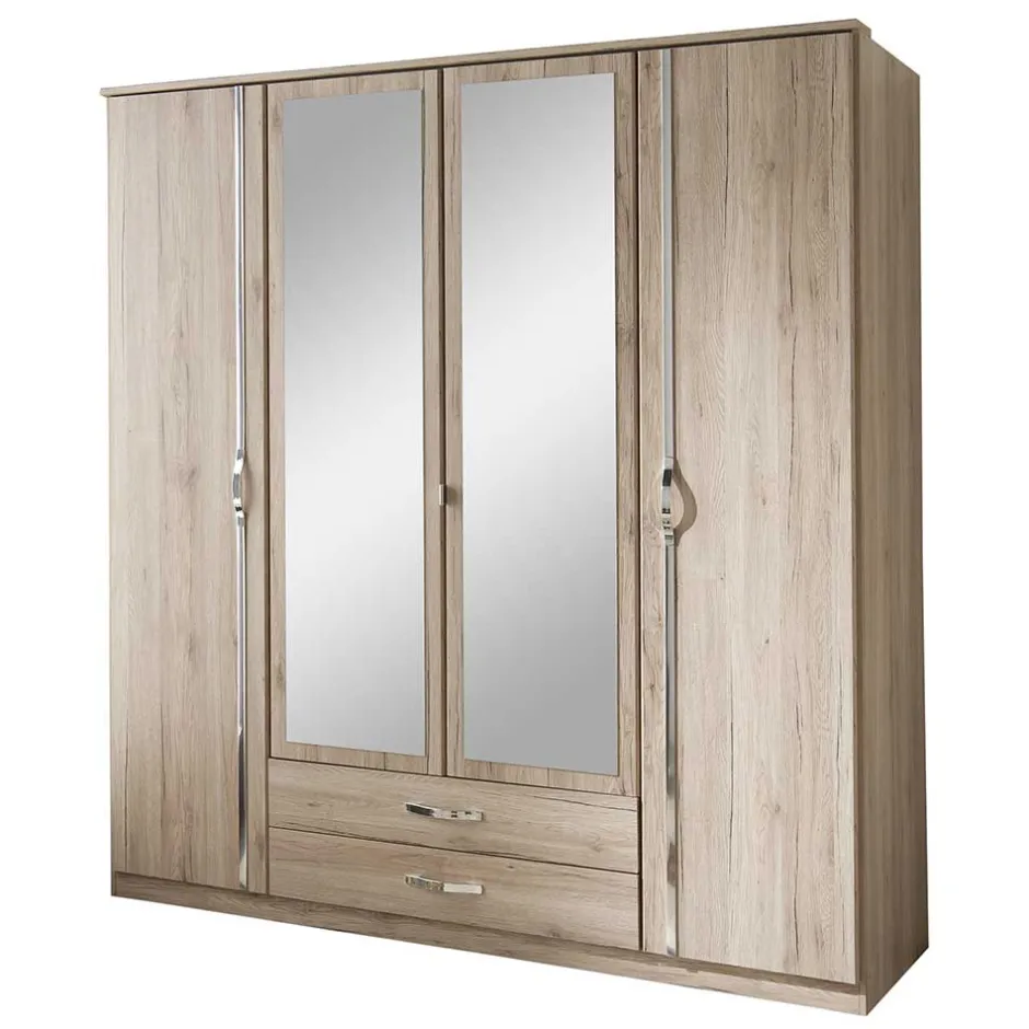 Kleiderschrank mit zwei Schubladen & vier Türen - Lagunara^Wohnen