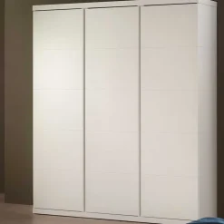 Kleiderschrank Raven in Weiß lackiert^Wohnen Discount