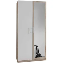 Kleiderschrank Schlafzimmerschrank mit Spiegel - Turino^Wohnen New