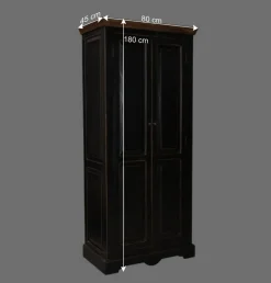 Kleiderschrank Sentiments in Schwarz^Wohnen Clearance