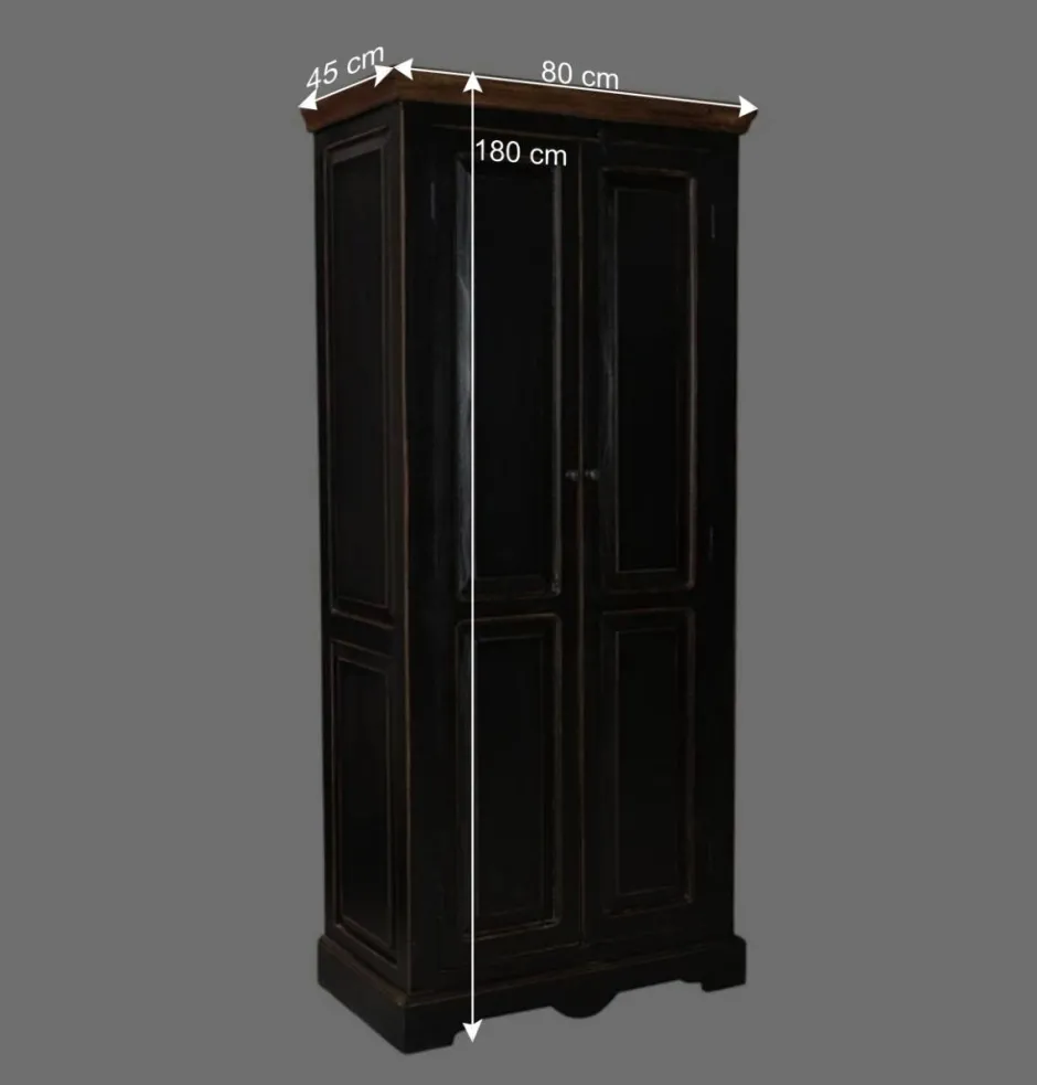 Kleiderschrank Sentiments in Schwarz^Wohnen Clearance