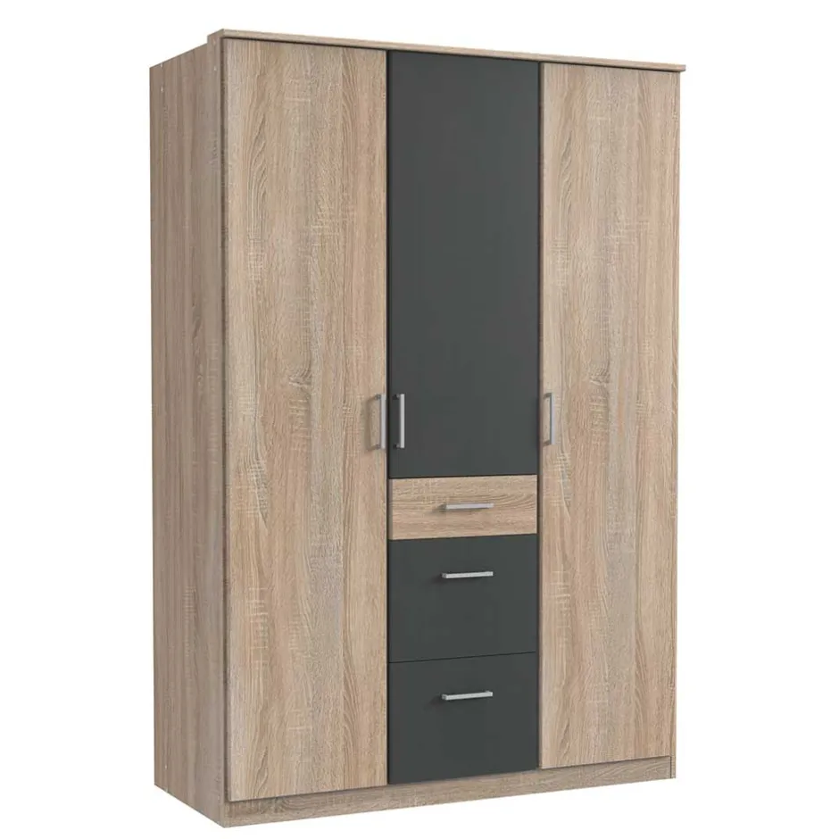 Kleiderschrank 135x199x58 cm - Danah^Wohnen Best