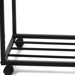 Kleiderwagen Rollgarderobe in Schwarz - Baslanica^Wohnen Online