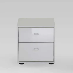 Wohnen Kleine Kommode Clear in Weiß