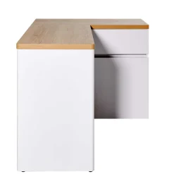 Wohnen Kleiner Eckschreibtisch mit Stauraum - Xuana