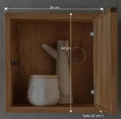 Kleiner Hängeschrank aus Wildeiche Massivholz - Acapella^Wohnen Clearance