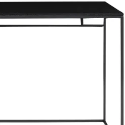 Wohnen Kleiner Schreibtisch in Schwarz 100x45 - Fiorda