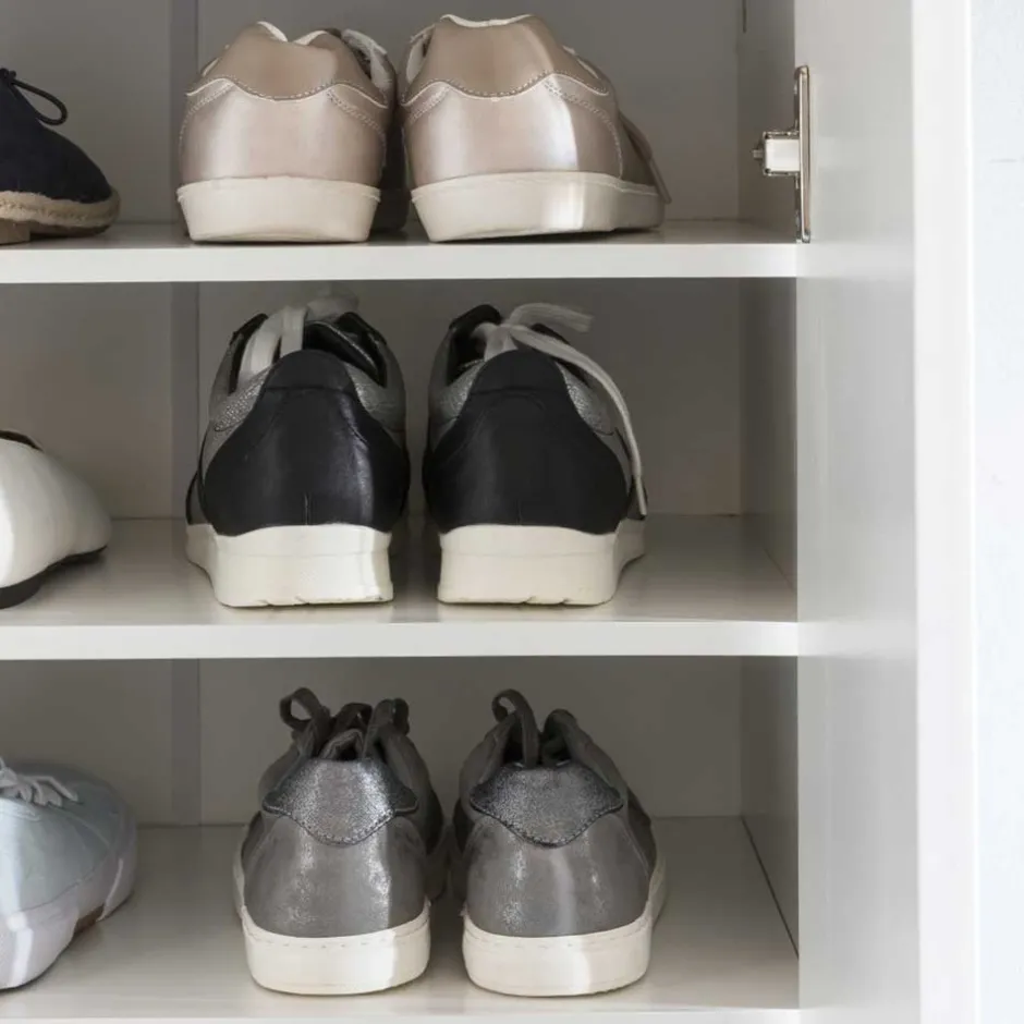 Wohnen Kleiner Schuhschrank mit Doppeltür Atricia in Weiß