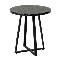 Wohnen Kleiner Tisch in Rund aus Terazzo Stein - Gracelino