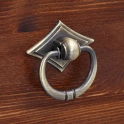 Kleiner Vitrinenschrank in Dunkelbraun - Luvin^Wohnen New