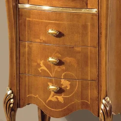 Kleiner Vitrinenschrank mit Tür & Schubladen - Carlenna I^Wohnen New