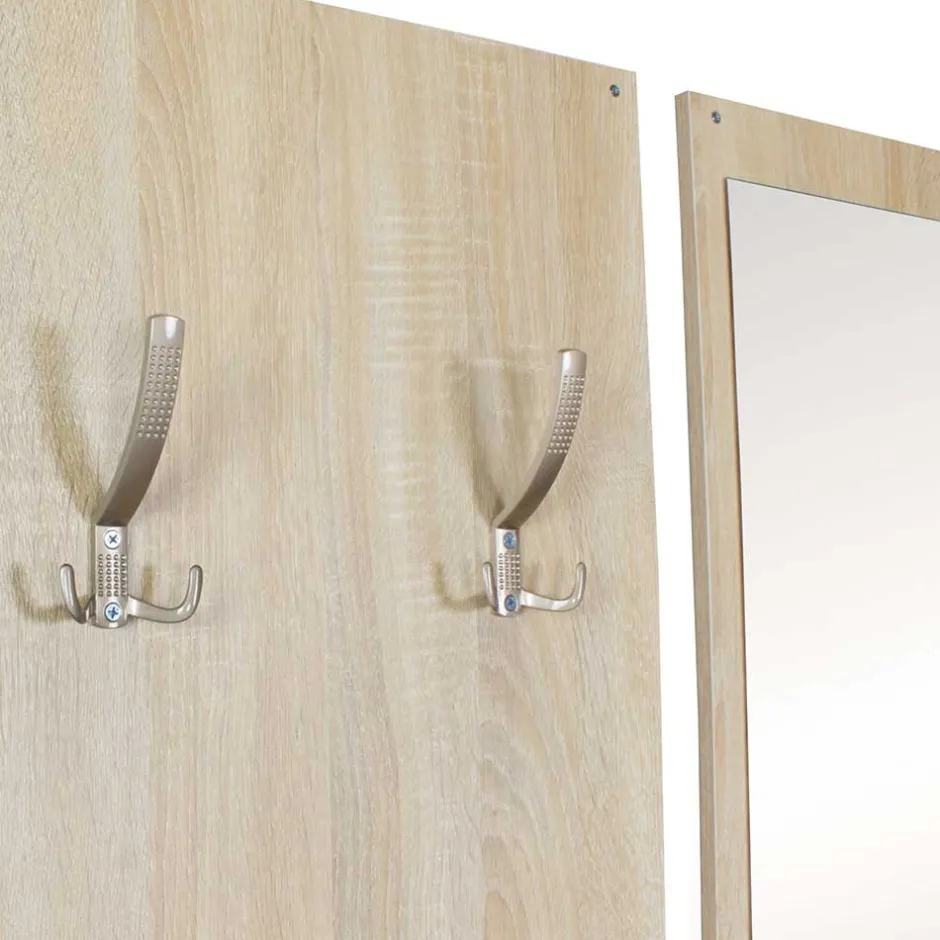 Kleines Flurmöbel Set im Holz Look - Aberdeen (dreiteilig)^Wohnen Discount