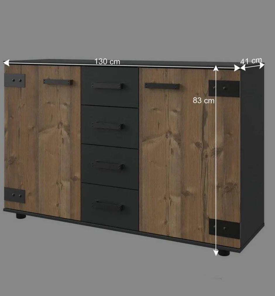 Kleines Sideboard in Tannen Dekor - Ardila^Wohnen Discount