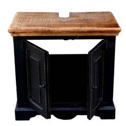 Kolonialstil Badmöbel in Schwarz - Sentiments (fünfteilig)^Wohnen Discount