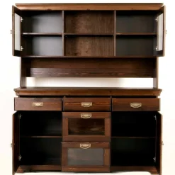 Wohnen Kolonialstil Buffet in Kiefer dunkel - Jurcavs