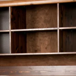 Wohnen Kolonialstil Buffet in Kiefer dunkel - Jurcavs