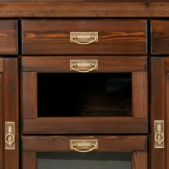 Wohnen Kolonialstil Buffet in Kiefer dunkel - Jurcavs