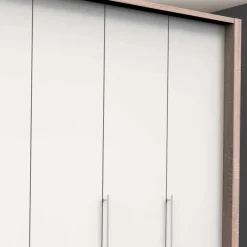 Wohnen Kombi Kleiderschrank mit Schubkästen und Falttüren - Vaclyn