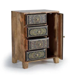Wohnen Kombi Kommode mit Mandala Malereien Front - Marike