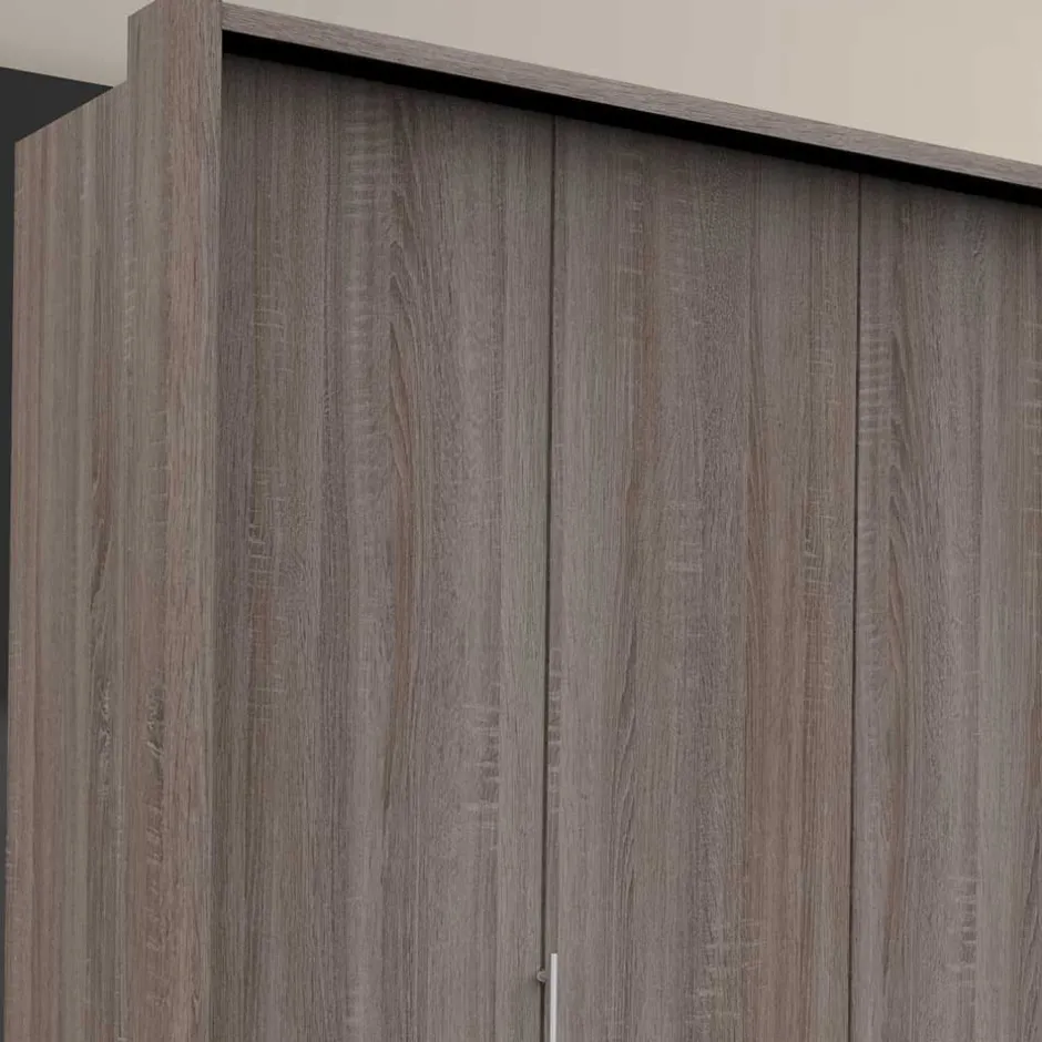 Wohnen Kombi-Falttürenschrank mit acht Schubladen - Crenba