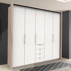 Kombi-Kleiderschrank 3 türig & 4 Schubladen - Vaclyn^Wohnen Discount