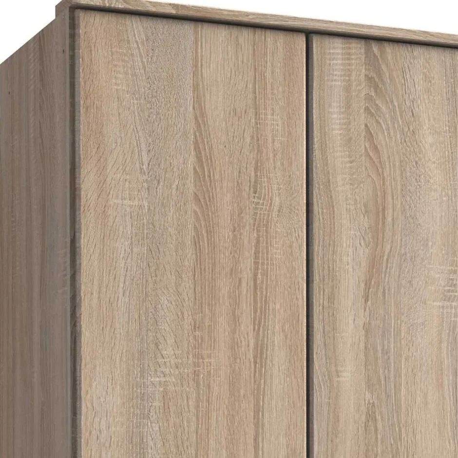 Wohnen Kombi-Kleiderschrank in Eiche Sägerau - Citerna