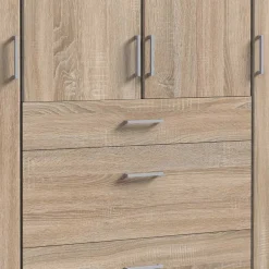 Wohnen Kombi-Kleiderschrank in Eiche Sägerau - Citerna