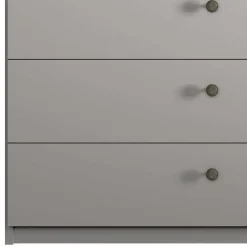 Kombi-Kleiderschrank 1m breit in Hellgrau - Ridonna^Wohnen Clearance