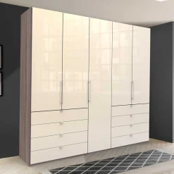 Wohnen Kombi-Kleiderschrank mit acht Schubladen - Champ