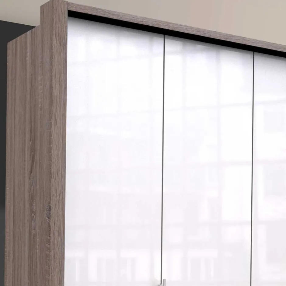 Kombi-Kleiderschrank mit vier Soft Close Schubladen - Empresian^Wohnen Clearance