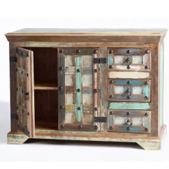 Kombi-Kommode in farbenfrohem Shabby Chic - Kriscov^Wohnen Clearance