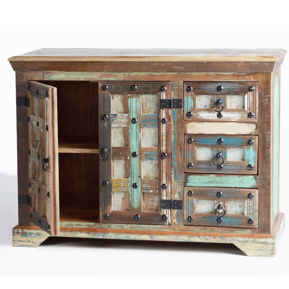 Kombi-Kommode in farbenfrohem Shabby Chic - Kriscov^Wohnen Clearance