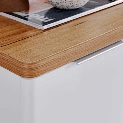 Kombi-Kommode in Weiß und Kerneiche - Xuana^Wohnen Discount