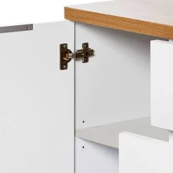 Kombi-Kommode in Weiß und Kerneiche - Xuana^Wohnen Discount