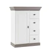 Wohnen Kombikommode Mirandesca in Weiß Grau