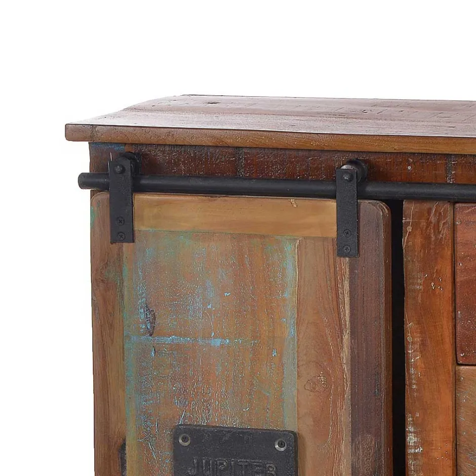 Wohnen Kombikommode Vayamos aus Altholz massiv