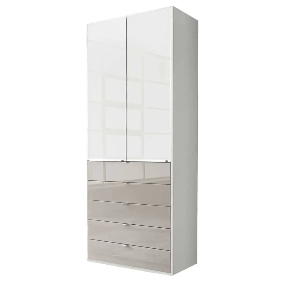 Wohnen Kombi-Schlafzimmerschrank zweifarbig - Pascan