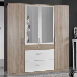 Wohnen Kombi-Schlafzimmerschrank mit drei Schubladen - Coros