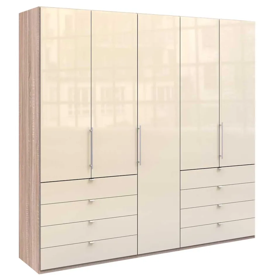 Wohnen Kombi-Schlafzimmerschrank in Cremefarben - Rativian