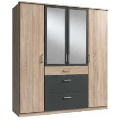 Kombi-Schlafzimmerschrank in Eiche Sägerau - Danah^Wohnen Sale