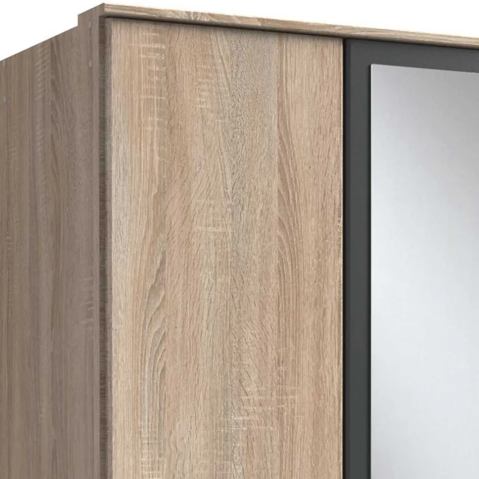 Kombi-Schlafzimmerschrank in Eiche Sägerau - Danah^Wohnen Sale