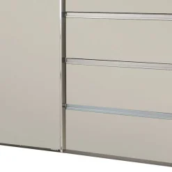 Wohnen Kombi-Schwebetürenschrank in Champagner - Eusebia