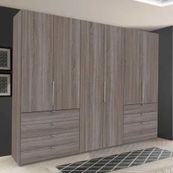 Wohnen Komfort Kleiderschrank mit acht Schubladen - Crenba