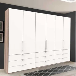 Komfort Kleiderschrank mit drei Falttüren - Vaclyn^Wohnen