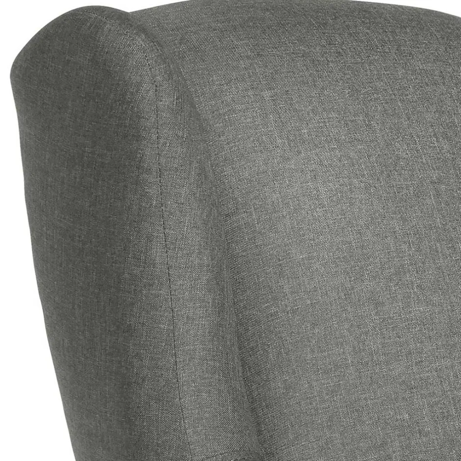 Komfortsessel in Hellgrau mit Buche - Nurcias^Wohnen Discount