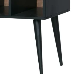 Wohnen Kommode - Plattenregal in Schwarz - Daan