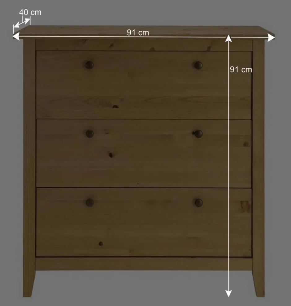 Wohnen Kommode aus Kiefer geölt & gebeizt - Precio